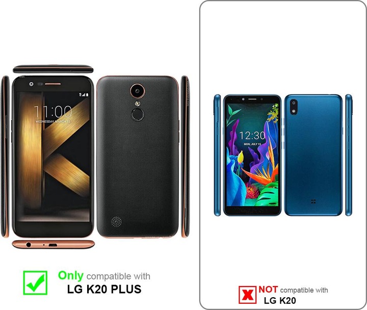 Produktbild Cadorabo Handykette für LG K20 PLUS Necklace Hülle mit verstellbarem Kordelband