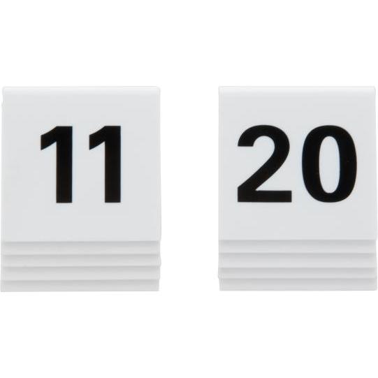 Securit Tischnummernset (TN-11-20-WT)