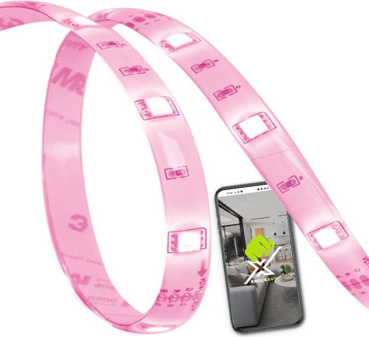 Actual product image KnockautX LED light strip RGBCW 12V | 5m (Cold White, Neutral White, RGBW, Warm white, 500 cm, Indoor, Outdoor)