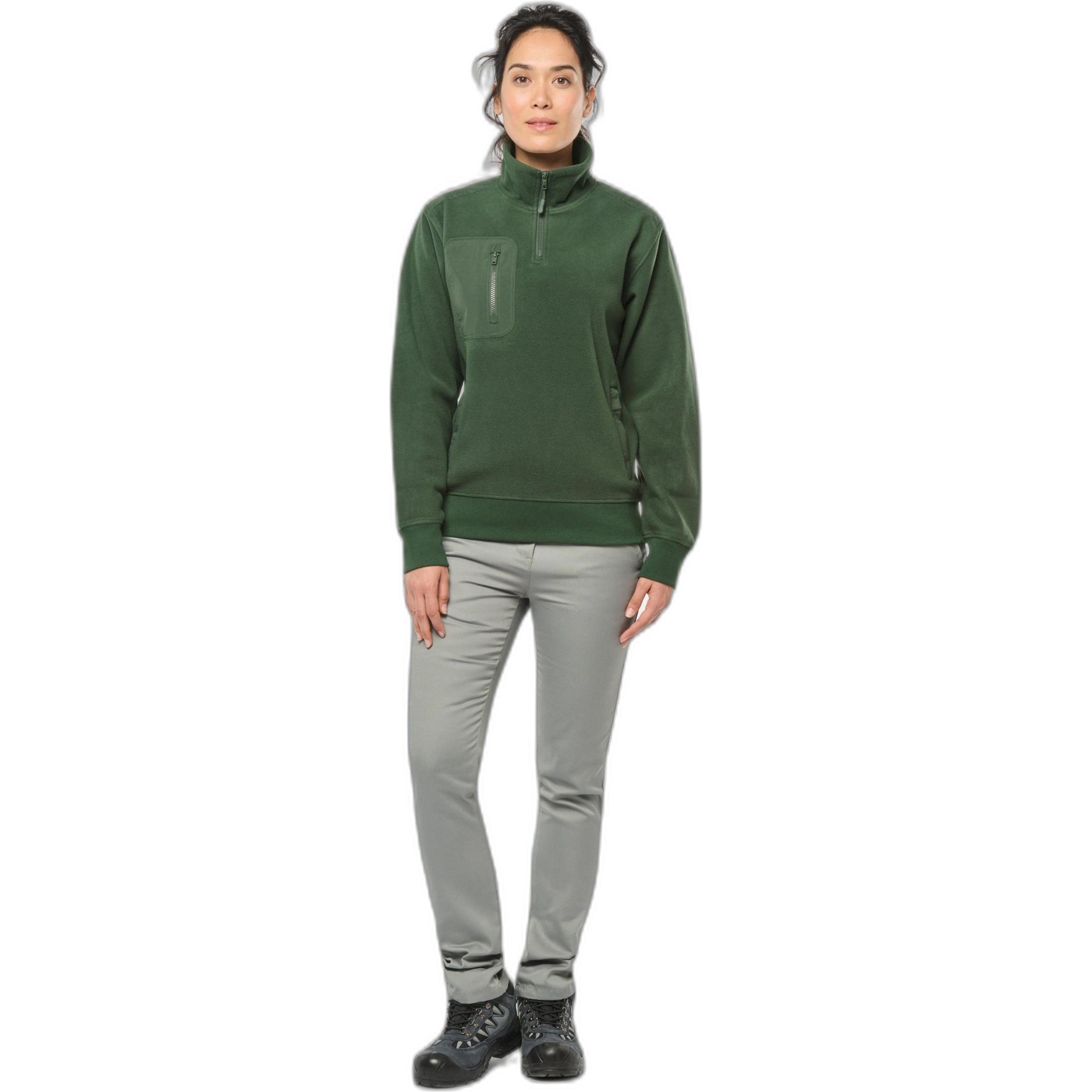 Kariban, Arbeitsjacke, Umweltfreundliches Fleece mit Reissverschlusskragen (XS)