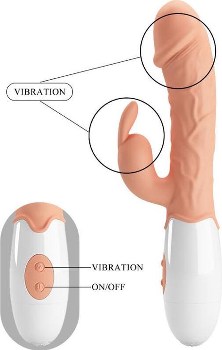 Actual product image Pretty Love Easter Bunny Vibrator With Stimulator