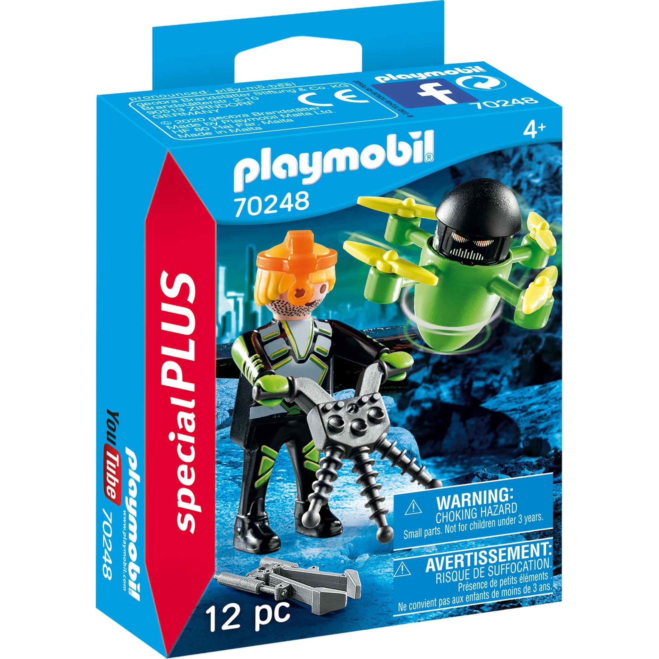 Playmobil Agent mit Drohne (70248, Playmobil Special Plus)