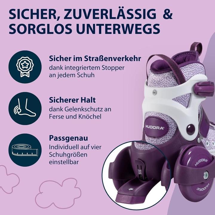 Productafbeelding Hudora HDO Rolschaatsen Mijn Eerste Quad 30-23 vt 22062 (30, 31, 32, 33)
