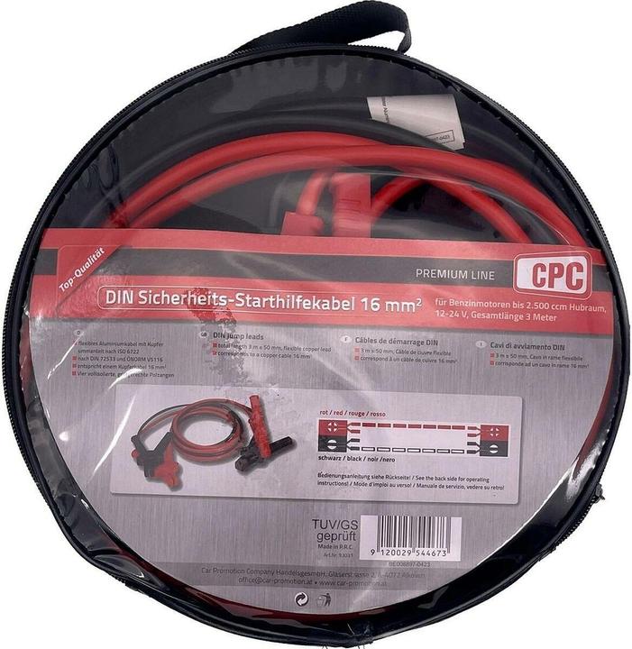 Actual product image CPC Jumper cable 220 A, 16 mm², 3 m (220 A)