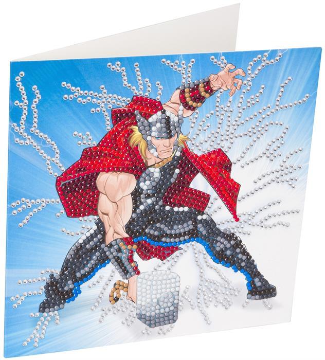 Produktbild Craft Buddy Thor, Karte 18x18cm Crystal Art