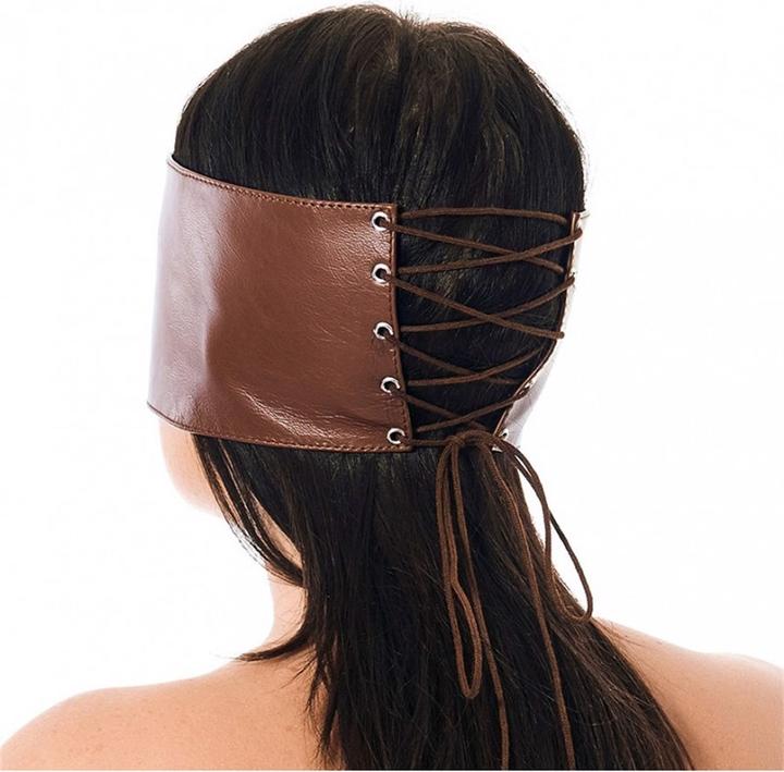 Productafbeelding Rimba Lederen masker "Manda