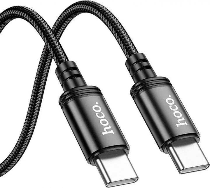 Actual product image Hoco Cable Cable USB C to USB C 3A 60W 2 m X89 black (2 m, 60 W)
