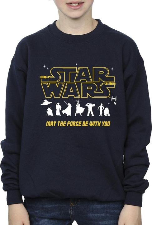 Produktbild Star Wars Silhouettes Force Sweatshirt Jungen (152, 158)