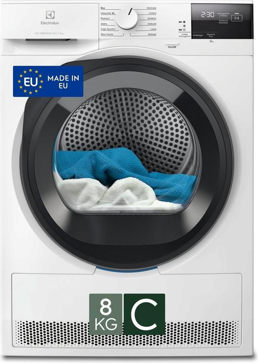 Immagine prodotto Electrolux EW6HBG28G 600 GentleCare Asciugatrice 8 Kg (8 kg, A destra)