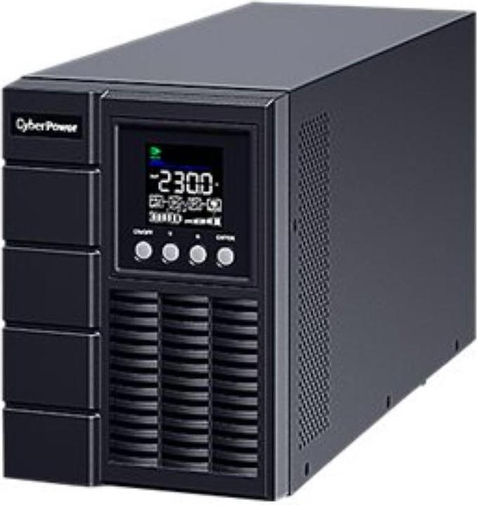 Actual product image Cyberpower OLS1500EA-DE Double conversion UPS 1500VA/1350W LCD SNMP Slot dt.Software (1500 VA, 1350 W, Online double converter UPS)