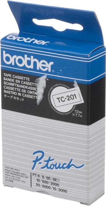 Immagine prodotto Brother Tc-201 (1.20 cm, Nero)