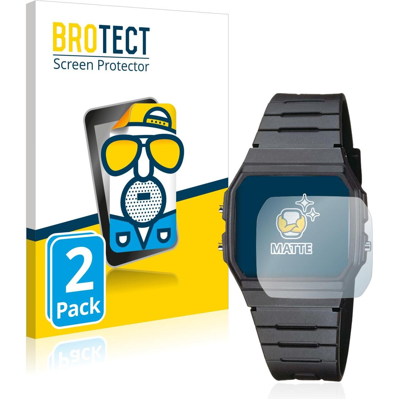 BROTECT Pellicola protettiva antiriflesso opaca, Pellicola protettiva per smartwatch, Grigio