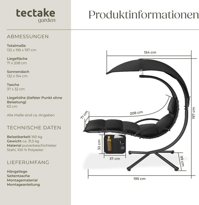 Produktbild tectake Maja (160 kg)