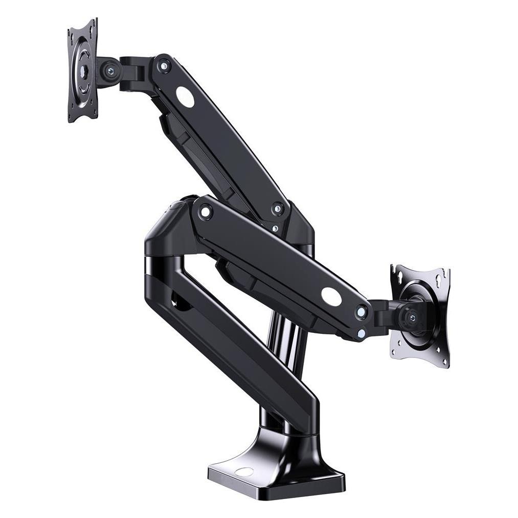 Gembird Biurkowe regulowane ramie na dwa monitory od 17-35inch obciążenie do 10 kg (Tisch, 35", 10 kg) (MA-DA2-03)