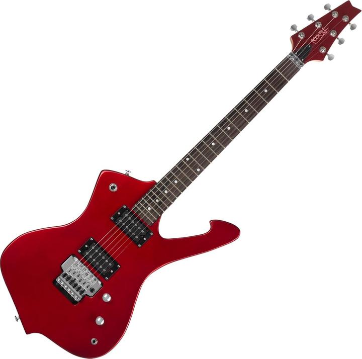 Produktbild Rocktile E-Gitarre mit Humbucker Pickups, FR-Style Tremolo und 22 Bünden (E-Gitarre, geschroeftem Ahornhals, Lindeholz-Korpus)