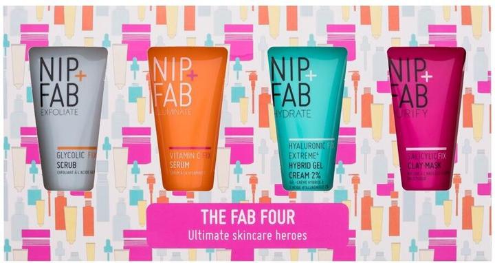 Nip + Fab The Fab Four Ultimate Skincare Heroes (Gesichtspflege Set)