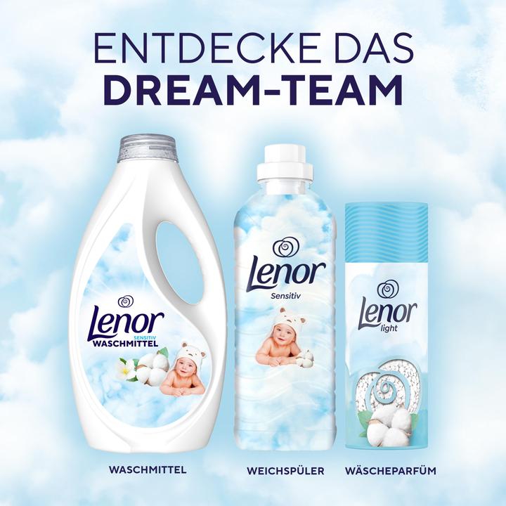 Actual product image Lenor WM Flüssig Sensitiv 4,5L Waschmittel 100 WL (100 Washing cycles, Liquid detergent)