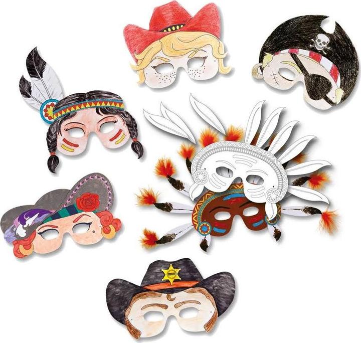 Actual product image Folia Children Masks Adventure