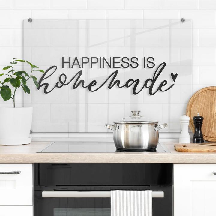 Produktbild Trenddeko Happiness is homemade (40 x 60 cm)