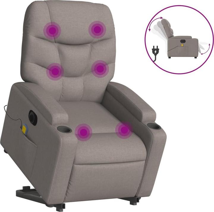 Produktbild vidaXL Relaxsessel mit Aufstehhilfe Elektrisch Stoff