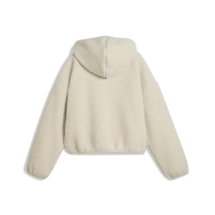 Actual product image Puma WARDROBE ESS Oversized Polar Fleece Hoodie (S)