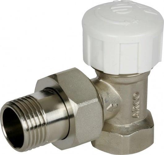 Actual product image RADIATOR ANGLE VALVE M30 1/2X1/2