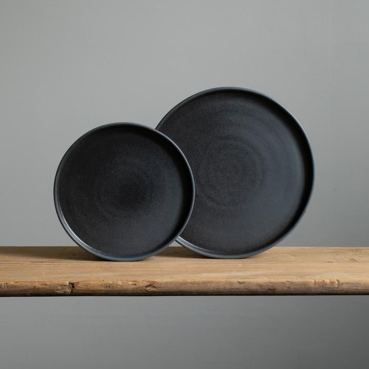 Actual product image Atelier Agave Plate Set 8-pieces Matte Black (8 pcs.)