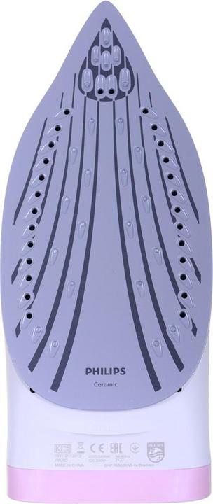 Actual product image Philips 3000 series DST3010/30 iron steam iron ceramic soleplate purple (2000 W, 140 g/min)