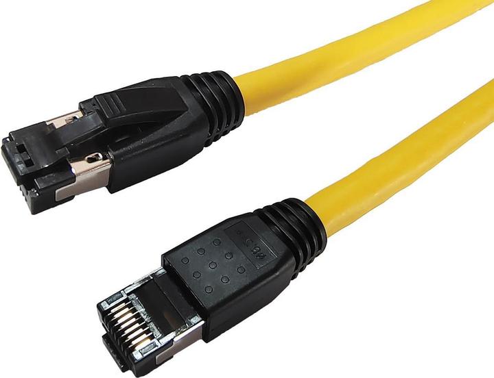 Actual product image MicroConnect CAT8.1 S/FTP 2m Yellow LSZH (S/FTP, CAT8.1, 2 m)