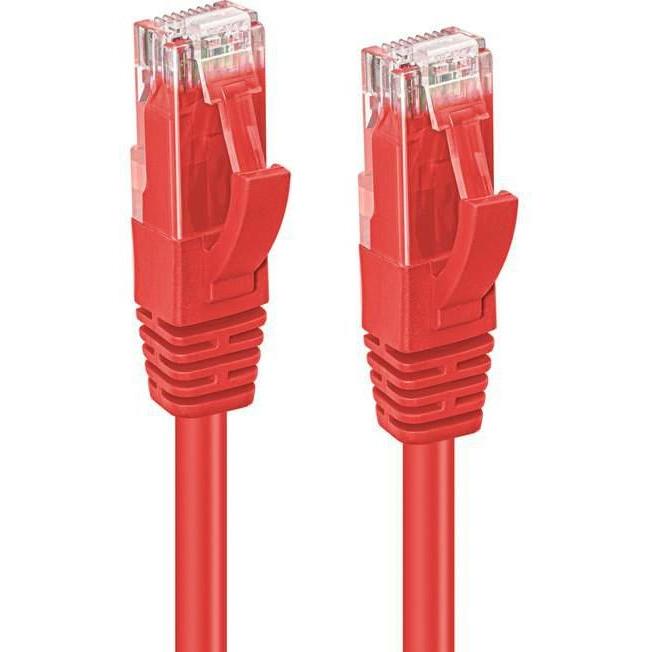 Thumbnail - MicroConnect CAT6A UTP 0.15m Red LSZH (U/UTP, CAT6a, 0.15 m), Netzwerkkabel