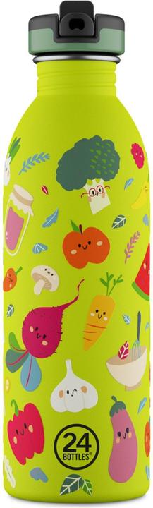 Actual product image 24 Bottles Trinkflasche Veggie Friends, 500 ml, Limettengrün (0.50 l)