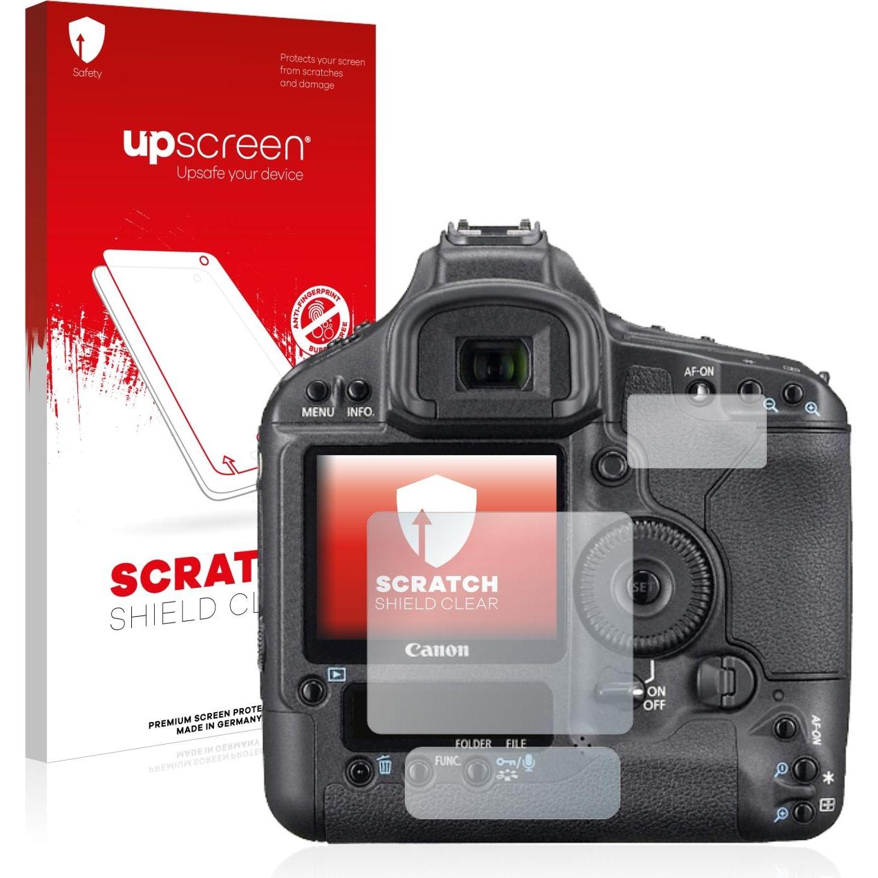 upscreen Scratch Shield Displayschutz (Displayschutz, EOS 1DS Mark III), Kameraschutz, Transparent