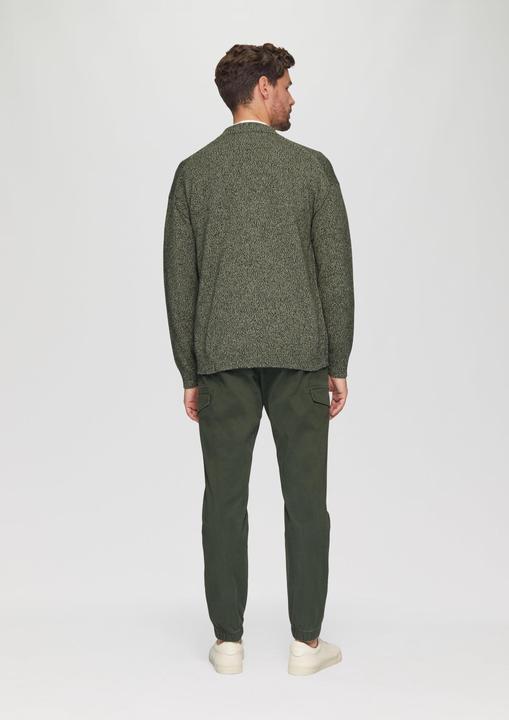 Produktbild s.Oliver Strickcardigan mit V-Ausschnitt in Bicolor-Optik (S)