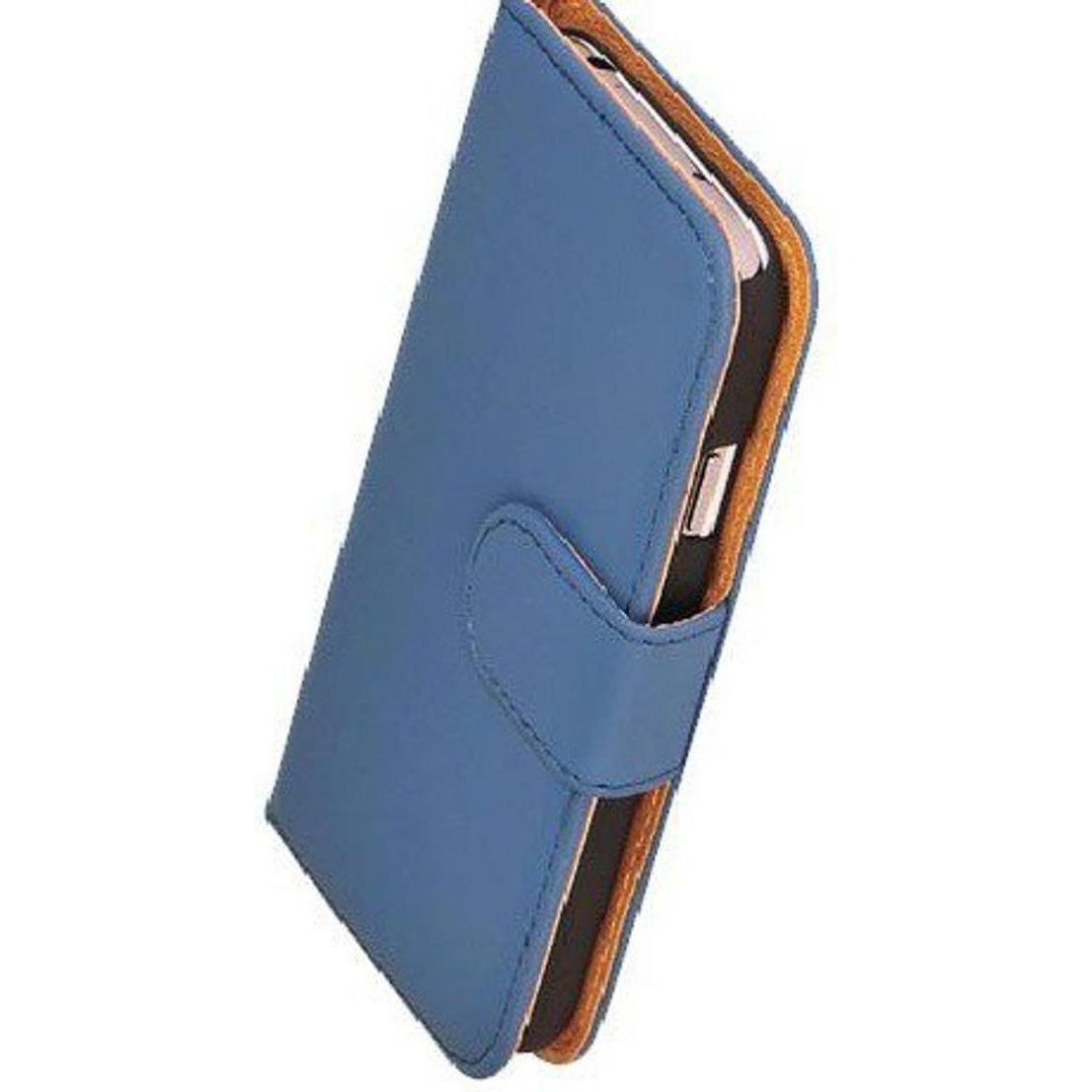 König Design Schutzhülle Handytasche (Flip Quer) für Handy Apple iPhone 5 / 5s Dunkelblau (Apple iPhone 5), Smartphone H...