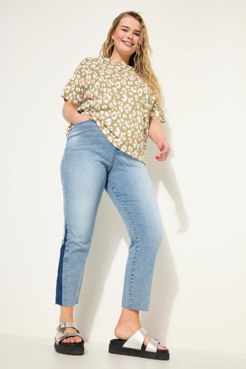 Image du produit Studio Untold Jean mom taille haute avec gousset latéral. Jambes larges et 5 poches (42)