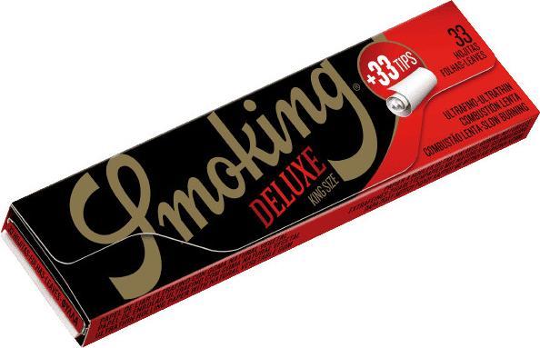 Produktbild Smoking KS Schwarz + Filter Tips