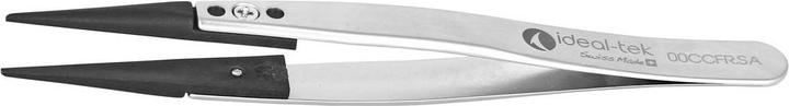 Ideal Tek Pinzetta ESD / Punta sostituibile Fibra di carbonio Dritta / Spessore 115 mm