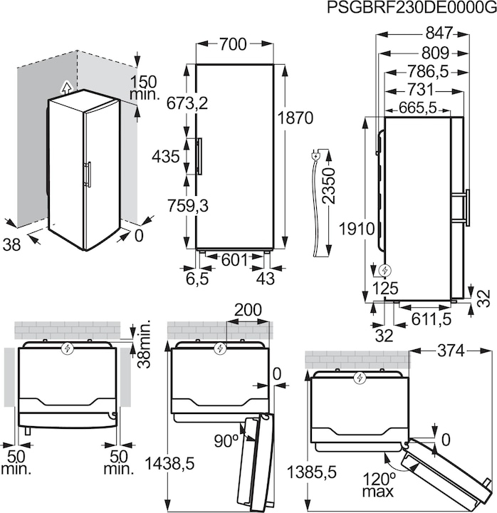 Actual product image Electrolux SG405N (Stand-alone, 406 l)