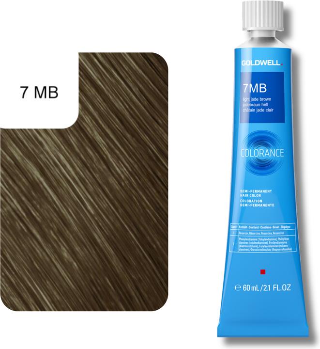 Actual product image Goldwell Colorance Tube Demi-Permanente (7MB jade brown light)