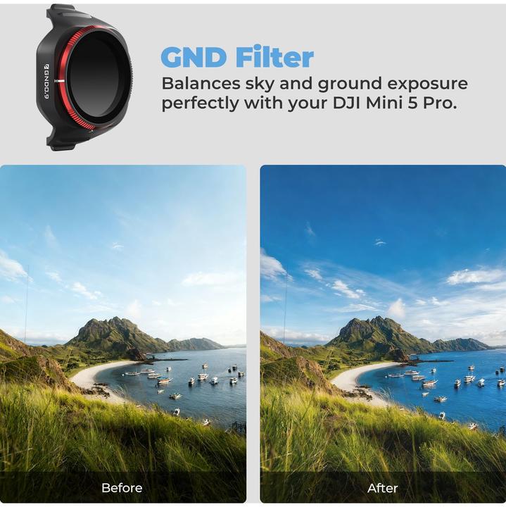 Actual product image Freewell Soft Edge Gradient Filters (Drone filters, DJI Mini 5 Pro)