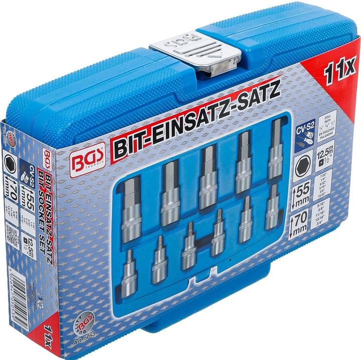 Produktbild BGS Bit-Einsatz-Satz (12,5 mm)