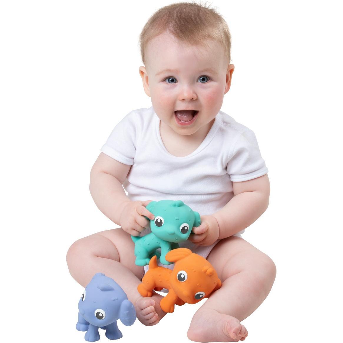 Playgro Eco Play Natural Rubber Pooky Puppy - Turquoise (10188823)