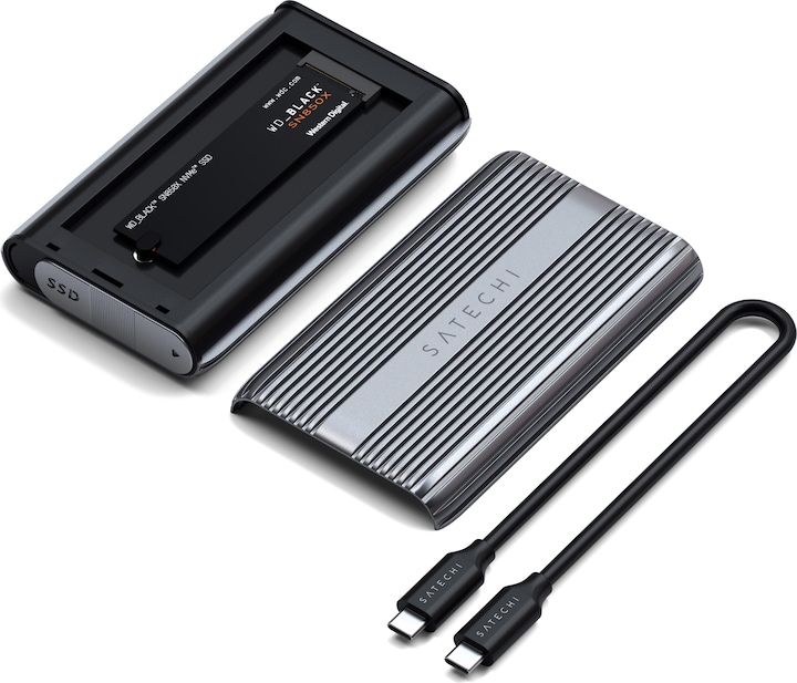 Actual product image Satechi USB4 NVMe SSD Pro (M.2 2280, M.2 2260, M.2 2242)