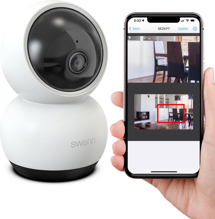 Image du produit Swann EVO Pan & Tilt WiFi Caméra de surveillance orientable (2560 x 1440 Pixels)