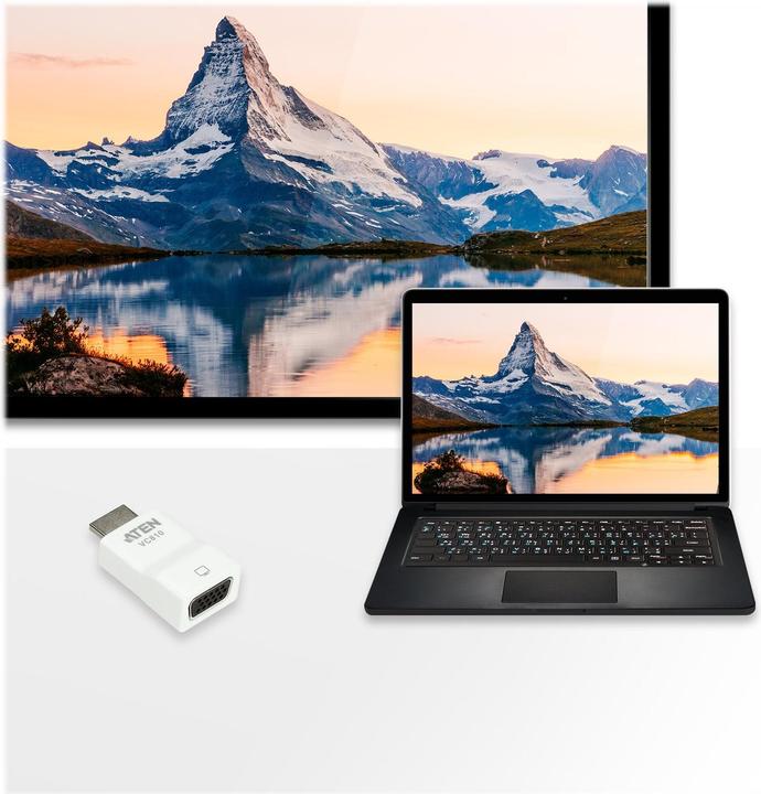 Image du produit Aten Convertisseur VC810 (HDMI, VGA, 2.30 cm)