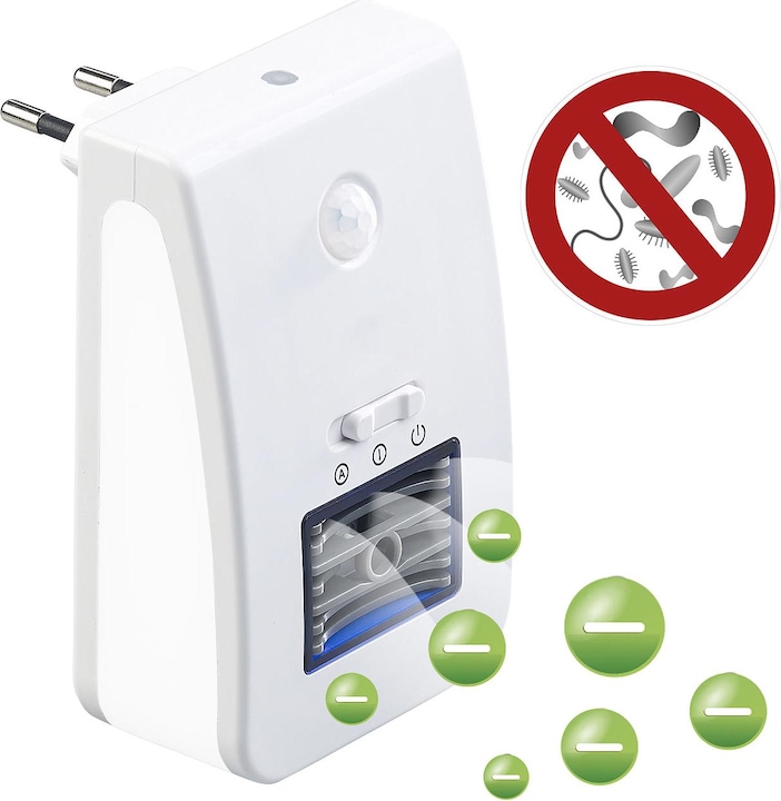 Image du produit Newgen medicals 2in1-Ionisator-Luftreiniger & Nachtlicht (20 m²)