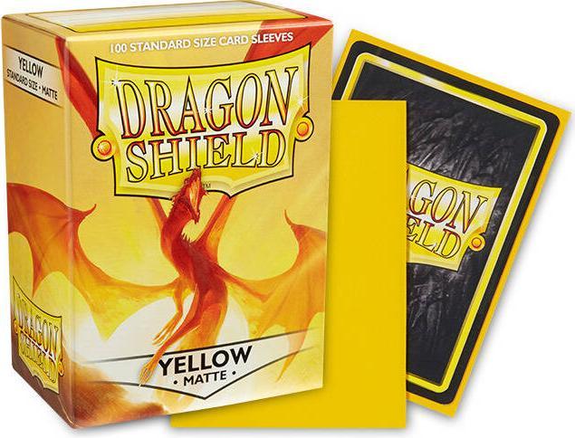 Actual product image Arcane Tinman ART11014 - Matte - Yellow (100) Card Sleeves