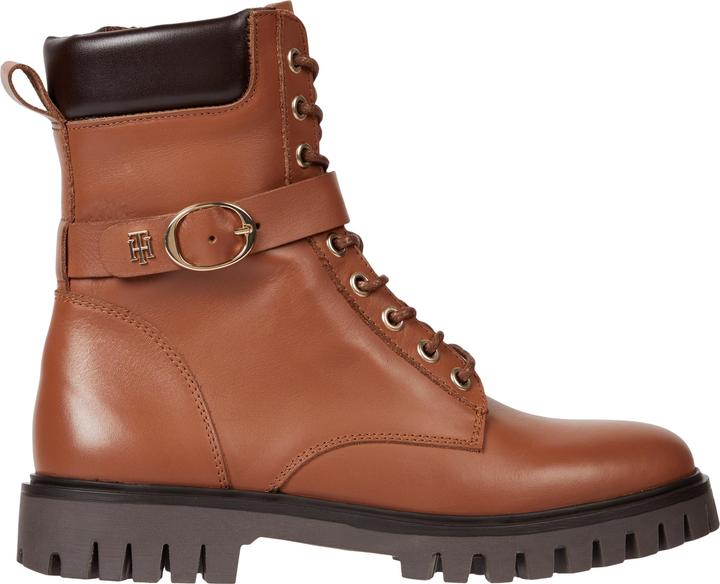 Tommy Hilfiger Buckle Lace Up Boot (38)