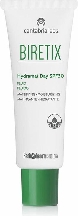 Produktbild Biretix Hydramat Day SPF30 Fluid 50ml (Sonnencreme Gesicht, SPF 30, 50 ml, 0.05 g)