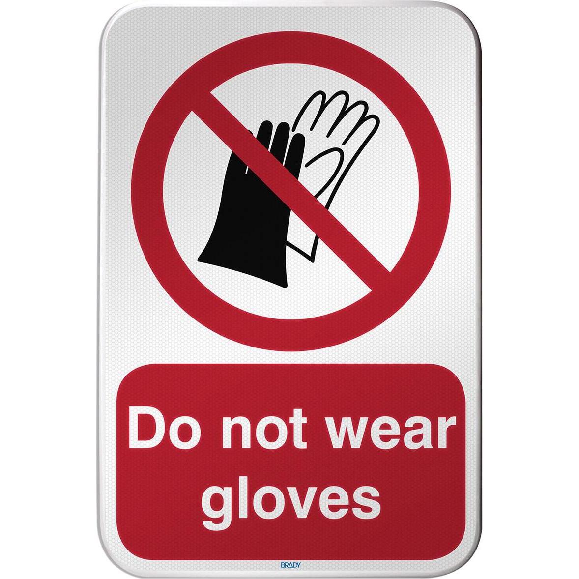 Brady, Sicherheitskennzeichnung, ISO Safety Sign - Do not wear